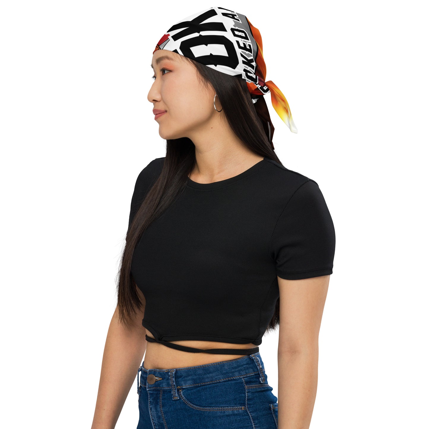 Bandana med heltryck