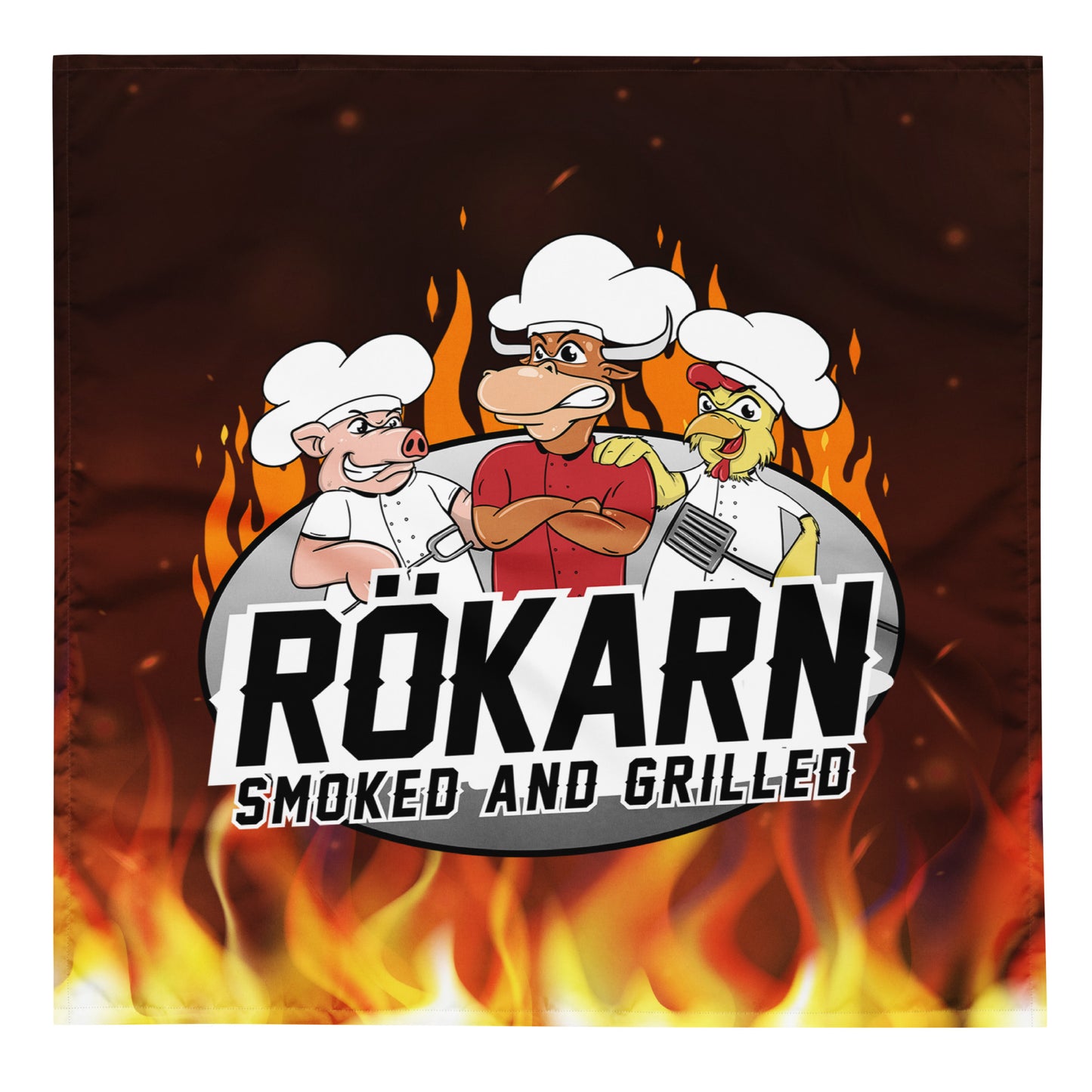 Bandana med heltryck